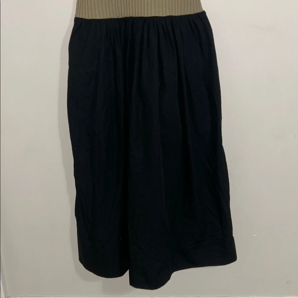 Banana Republic Women's Black & Khaki Ribbed Tank Top Maxi Dress Size Large - Picture 4 of 9